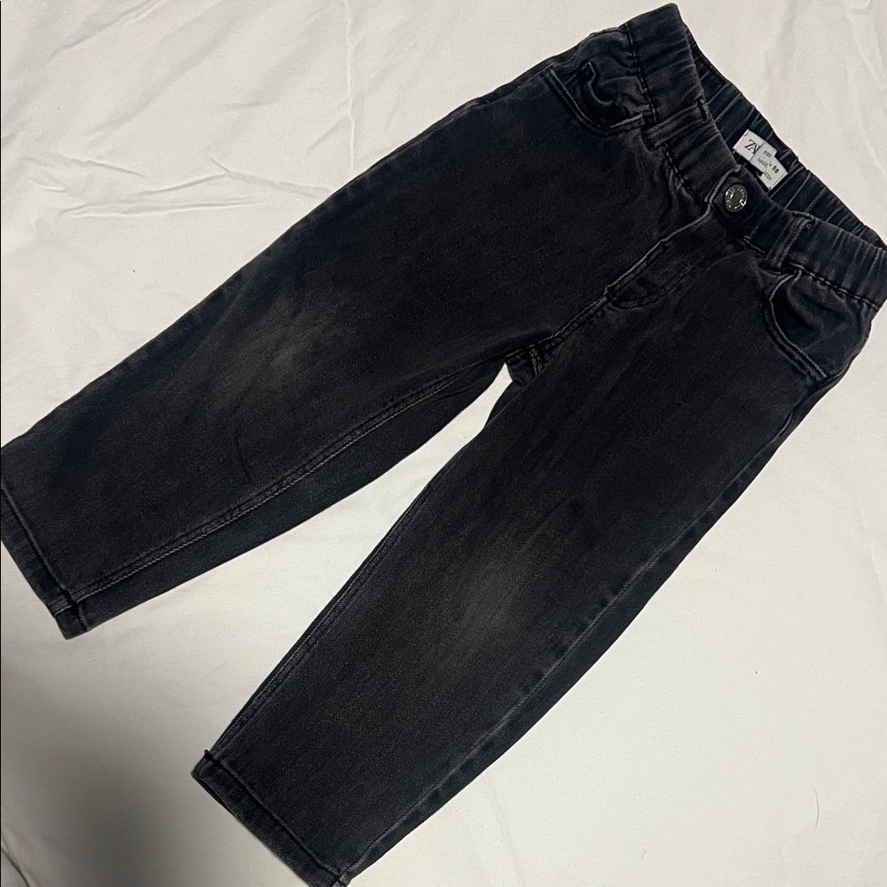 Zara Charcoal Denim Pants